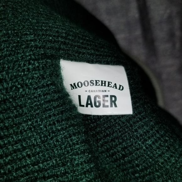 Moosehead Lager Beer Winter Toque Knit PomPom One Size Adult - Picture 7 of 9